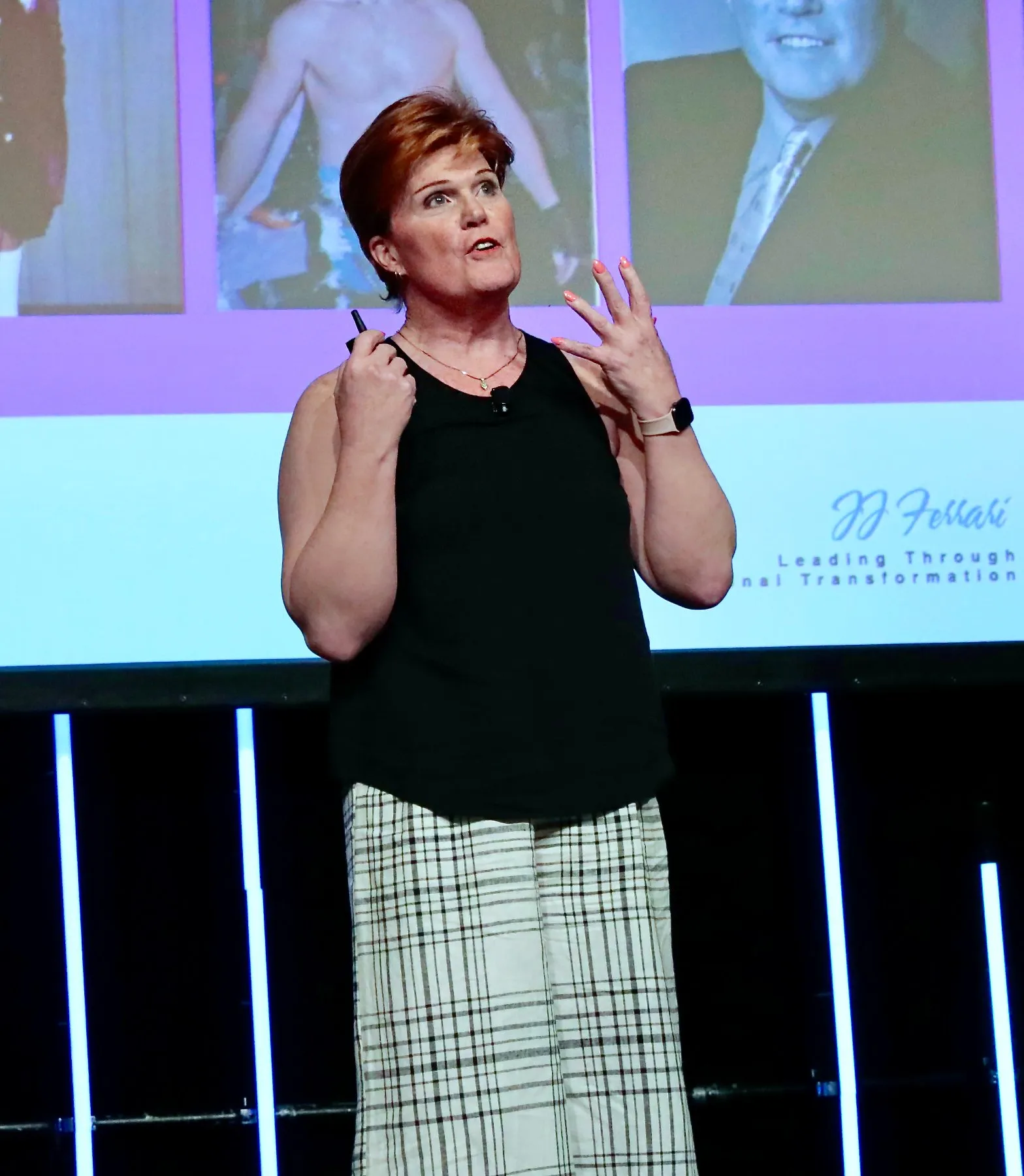 JJ Ferrari delivering a keynote